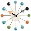 George Nelson Ball Wall Clock - Multi-Colored
