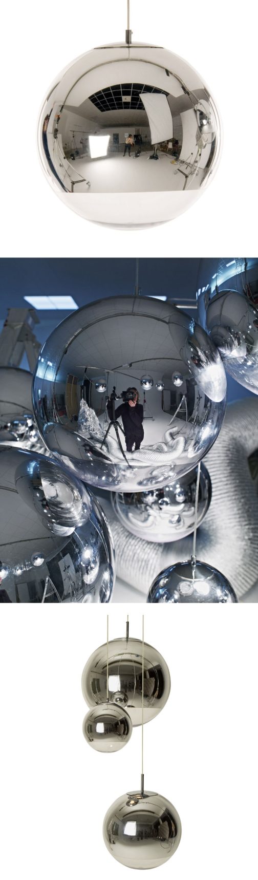 Mirror Ball Lamp - Modern Lighting - Tom Dixon Pendant Lamps