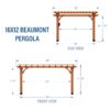 16x12 Beaumont Pergola - Image 11