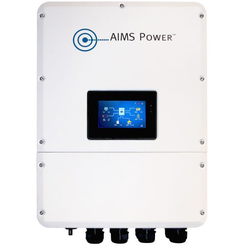 AIMS Power Hybrid Inverter Charger 9.6 kW Inverter Output 15 kW Solar Input Grid Tie Battery Back Up Net Metering