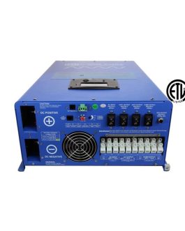 12,000 WATT PURE SINE INVERTER CHARGER 48Vdc / 240Vac INPUT TO 120/240 Vac SPLIT PHASE OUTPUT ETL LISTED