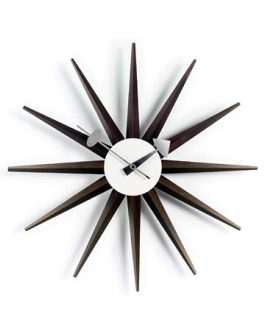 George Nelson Sunburst Clock – Walnut