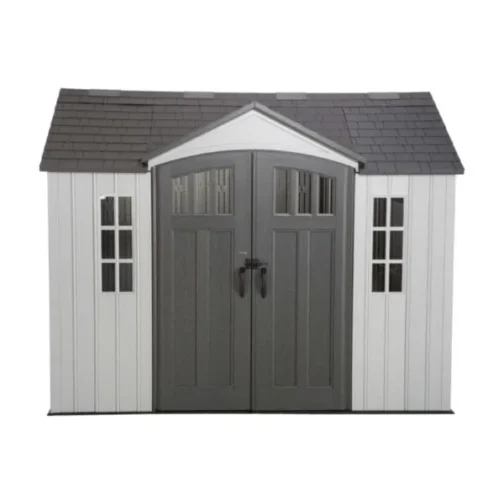Lifetime 10×8 Plastic Side Entry Shed Kit W/ Floor & Windows - Image 2