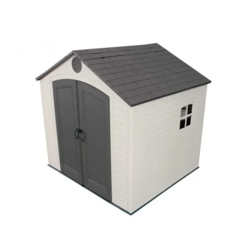 Lifetime 8×7.5 Plastic Outdoor Storage Shed Kit W/ Floor