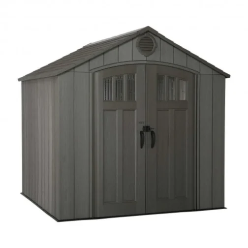 Lifetime 8×7.5 Rough Cut Plastic Storage Shed Kit W/ Floor - Image 2