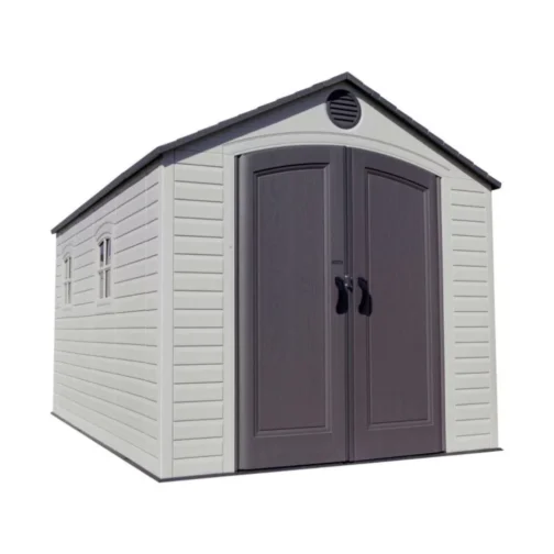 Lifetime 8×15 Plastic Storage Shed Kit W/ 2 Windows