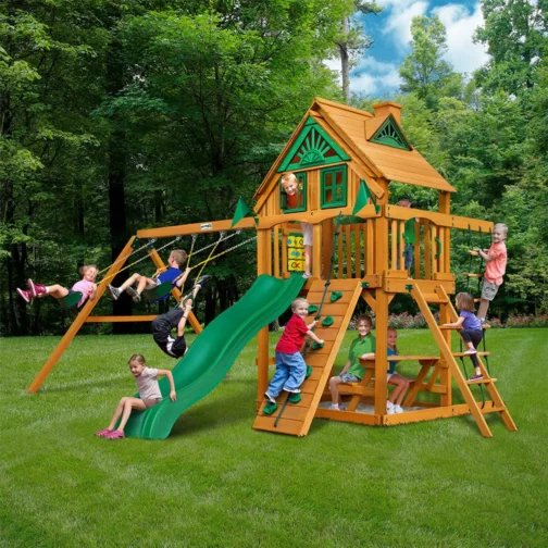 Gorilla Playsets Chateau Swing Set
