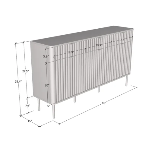 Nuvola 3D3SZ Sideboard - Image 2