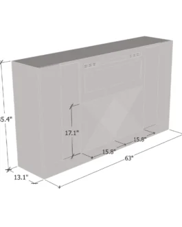Diuna BL-EF Fireplace Sideboard