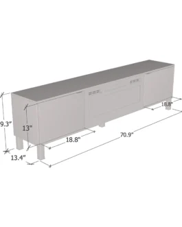 Rustico WH-01 Fireplace TV Stand