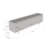 Maze BL-EF Fireplace TV Stand - Image 2