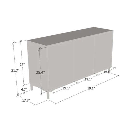 Marmo 150 Sideboard - Image 2