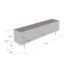 Nile WH-EF Fireplace TV Stand - Image 2