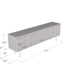 Haifa BL-EF Fireplace TV Stand