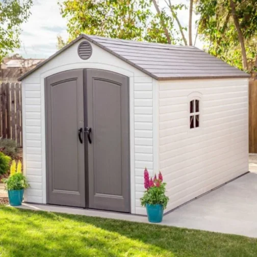 Lifetime 8×15 Plastic Storage Shed Kit W/ 2 Windows - Image 5