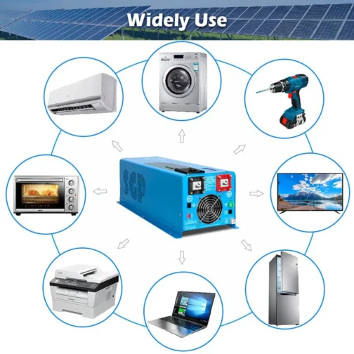 4000W DC 24V Split Phase Pure Sine Wave Inverter With Charger - Image 5
