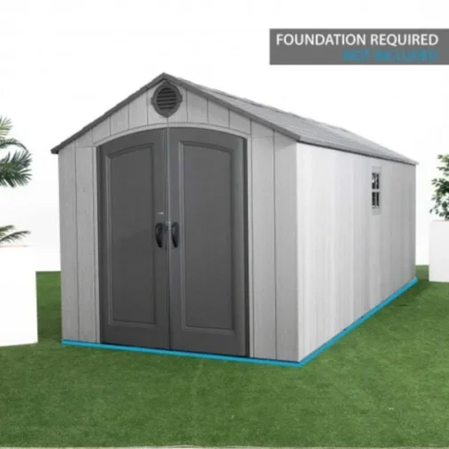 Lifetime 8×20 Plastic Storage Shed Kit - Image 6