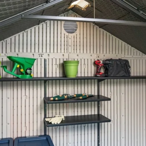 Lifetime 8×15 Plastic Storage Shed Kit W/ 2 Windows - Image 7