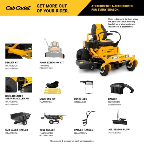 Cub Cadet Ultima Series ZT3 60 60-in. 24 HP - Image 4