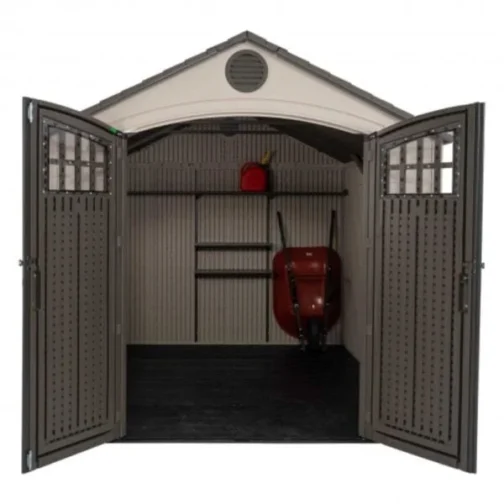 Lifetime 8×10 Outdoor Plastic Shed W/ Floor & Windows - Image 5