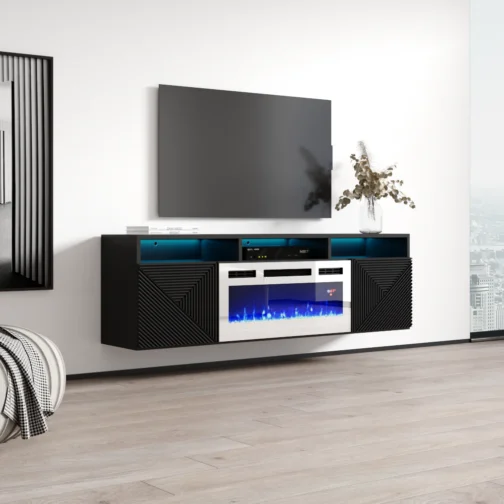 Giza WH-EF Floating Fireplace TV Stand - Image 4
