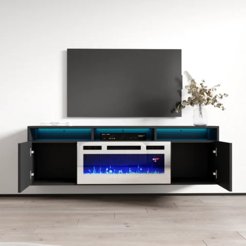 Giza WH-EF Floating Fireplace TV Stand - Image 5