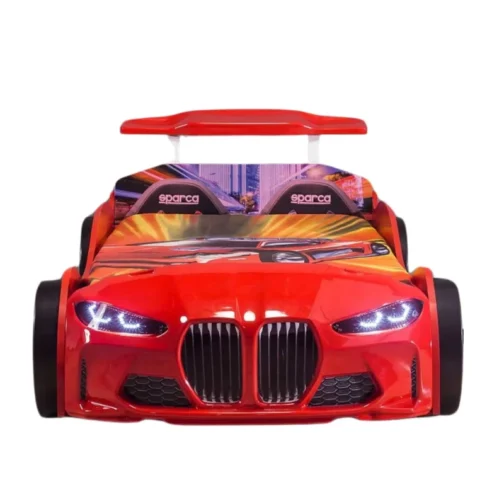 GTX Race Car Bed w/LEDs & Sound Effects