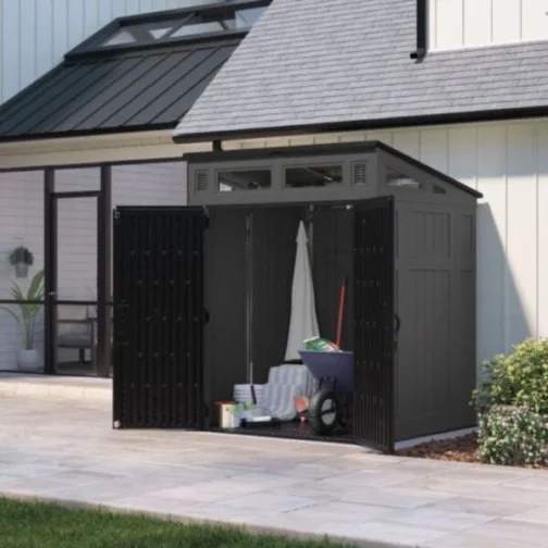 Suncast Modernist® 6 ft. x 5 ft. Storage Shed - Image 2