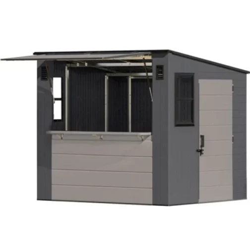 8 ft. x 7 ft. Cabana Entertainment Shed - Image 5