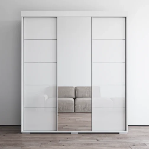 Aria 3D Wardrobe with Mirror