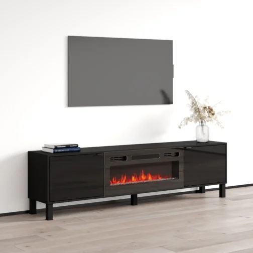 Rustico BL-01 Fireplace TV Stand - Image 3