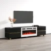 Bono 01 WH-EF Fireplace TV Stand - Image 4