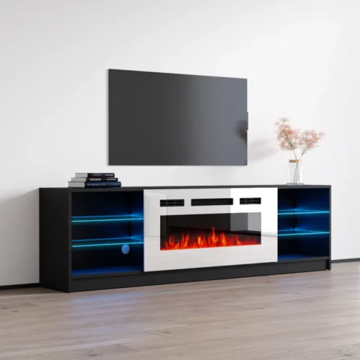 Boston WH01 Fireplace TV Stand - Image 3
