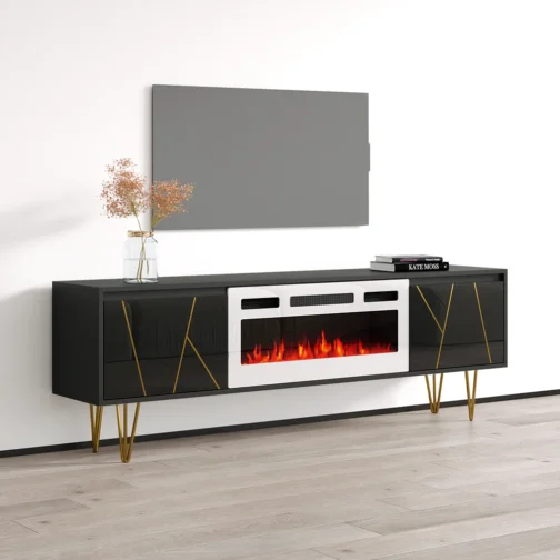 Haifa WH-EF Fireplace TV Stand - Image 3