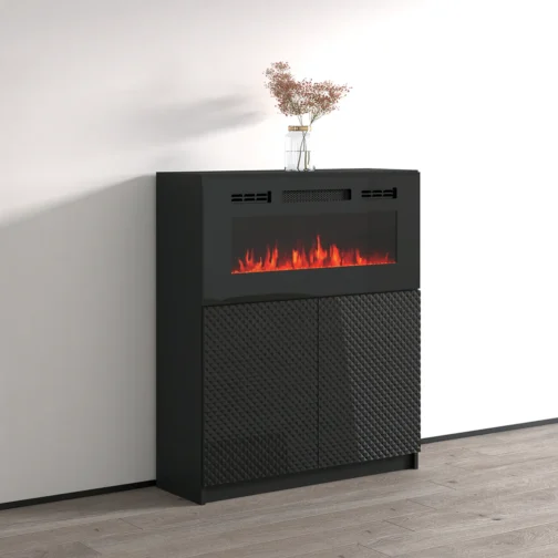 Carla 01 BL-EF Fireplace Sideboard - Image 3