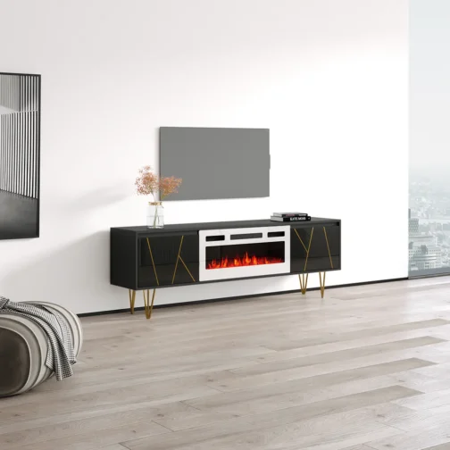 Haifa WH-EF Fireplace TV Stand - Image 4