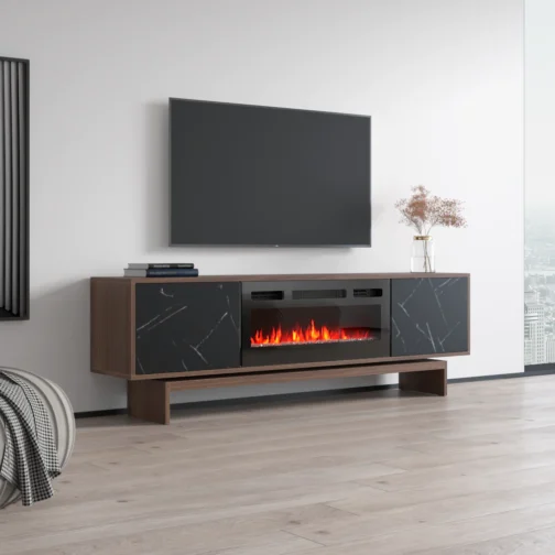 Gram BL-EF Fireplace TV Stand - Image 5