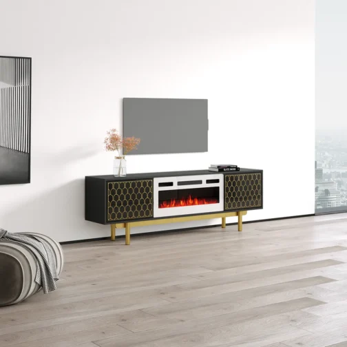 Karp WH-EF Fireplace TV Stand - Image 4
