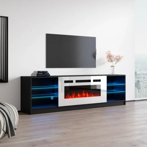Boston WH01 Fireplace TV Stand - Image 4