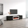 Bono 01 WH-EF Fireplace TV Stand - Image 5
