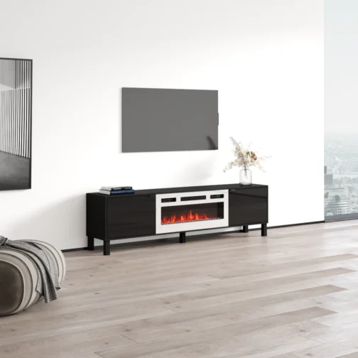 Rustico WH-01 Fireplace TV Stand - Image 4