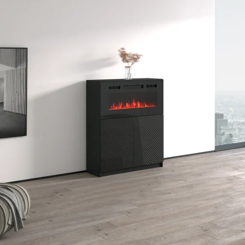 Carla 01 BL-EF Fireplace Sideboard - Image 4