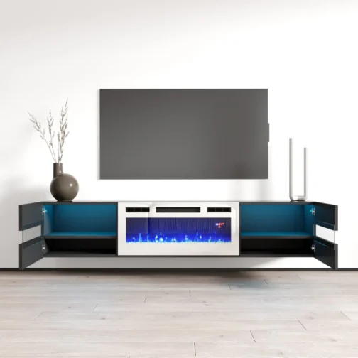 Metro WH-EF Floating Fireplace TV Stand - Image 3