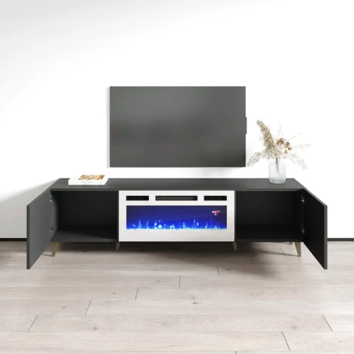 Pafos WH-EF Fireplace TV Stand - Image 5