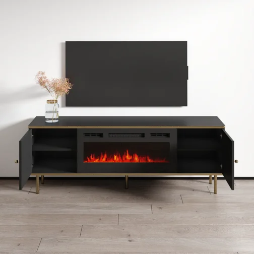 Camelia BL-EF Fireplace TV Stand - Image 3