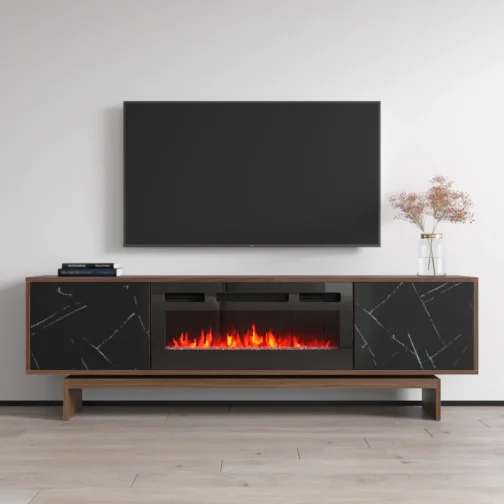 Gram BL-EF Fireplace TV Stand - Image 3