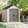 Suncast Vista® 7 ft. x 7 ft. Storage Shed - Image 2