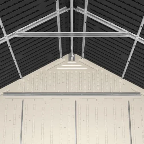 Suncast Vista® 7 ft. x 7 ft. Storage Shed - Image 5