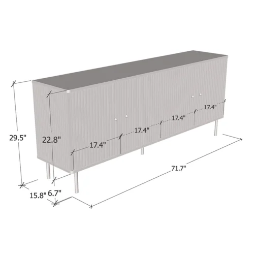 Camelia 4D Sideboard - Image 3