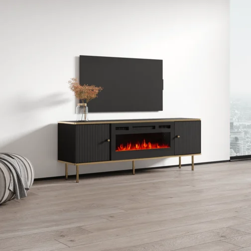 Camelia BL-EF Fireplace TV Stand - Image 4